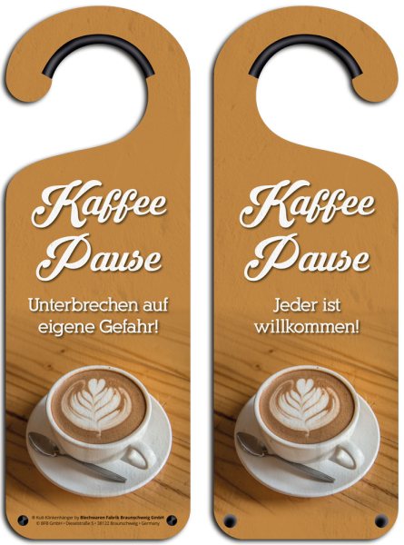Kult-Klinkenhänger Kaffee Pause - KL27