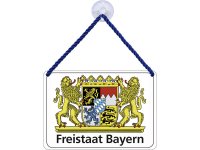 Kulthänger Blechschild Freistaat Bayern KH050 Kulthänger Blechschild Freistaat Bayern KH050