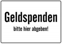 Geldspenden Geldspenden