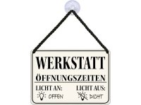 Kulthänger Blechschild Werkstatt KH120 Kulthänger Blechschild Werkstatt KH120