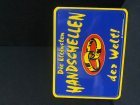 Die kleinsten Handschellen ! Blechschild 17x22 cm
