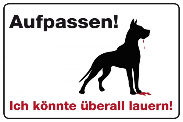 Aufpassen!