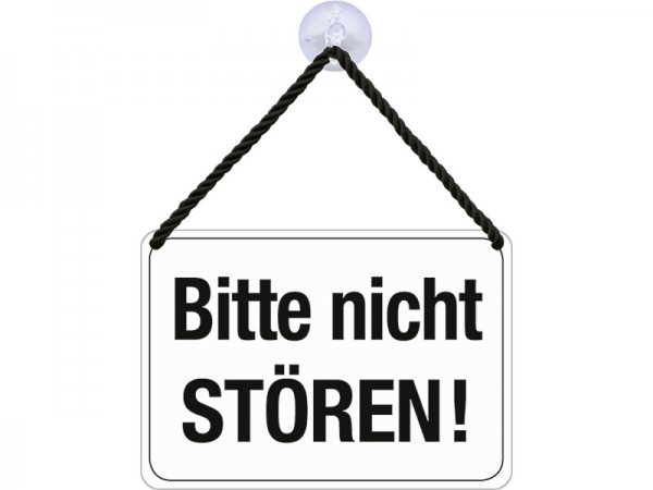 Kulthänger Blechschild Bitte nicht stören! KH030