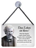 Kult-Hänger Blechschild - Das Leben ist kurz KH219 Kult-Hänger Blechschild - Das Leben ist kurz KH219