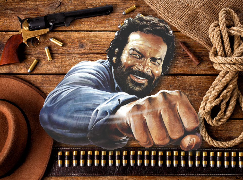 BFB 3D Blechschild Bud Spencer & Terence Hill - Vier Fäuste für Rio