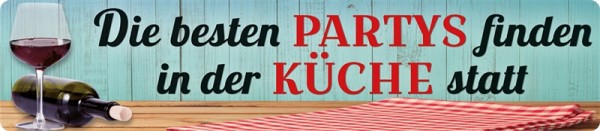 Die besten Partys finden in der Küche statt