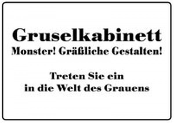 Gruselkabinett