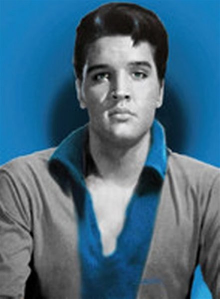 Elvis a blue day