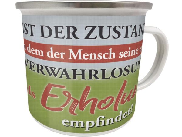 Kult-Becher - Camping Erholung EB77