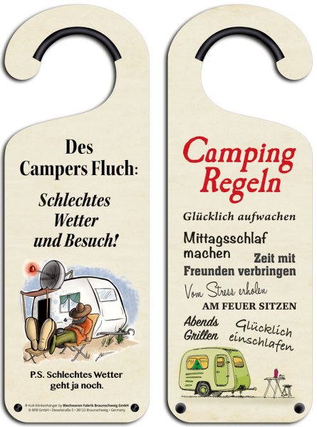 Kult-Klinkenhänger Camping - KL23