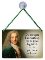 Kult-Hänger Blechschild - Mutigste Entscheidung KH233 Kult-Hänger Blechschild - Mutigste Entscheidung KH233