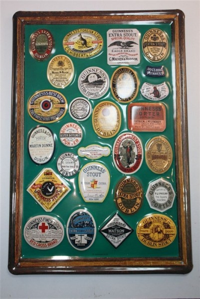 Guinness Framed Labels 1