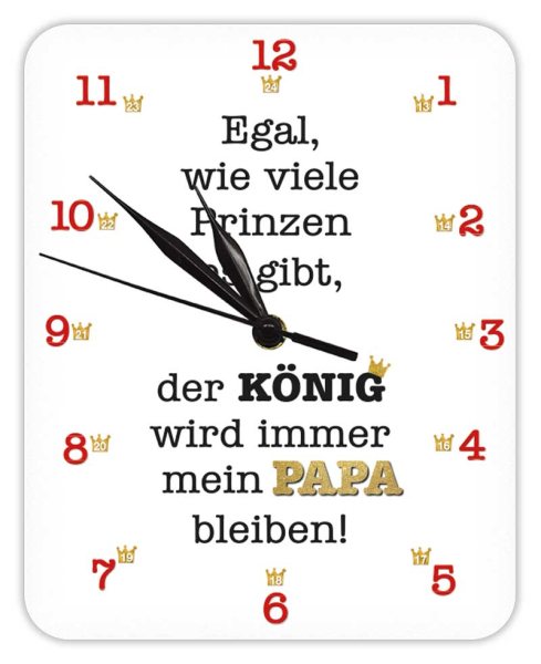 Kult-Uhr - Papa König - KU02