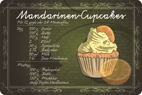 Rezept Mandarinen-Cupcake