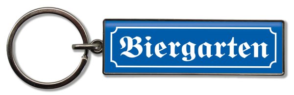 Schlüsselanhänger Biergarten