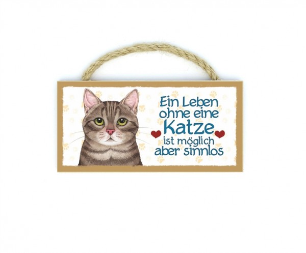 Graue Katze