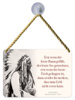 Kult-Hänger Blechschild - Der letzte Baum KH240 Kult-Hänger Blechschild - Der letzte Baum KH240