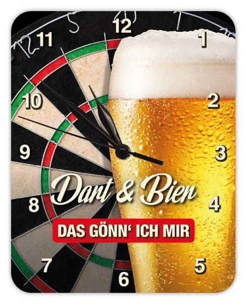 Kult-Uhr - Dart & Bier - KU16