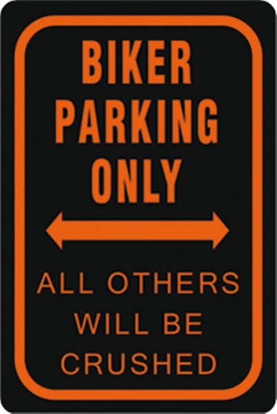 Biker Parking Only