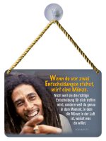 Kult-Hänger Blechschild - Wirf eine Münze KH234 Kult-Hänger Blechschild - Wirf eine Münze KH234