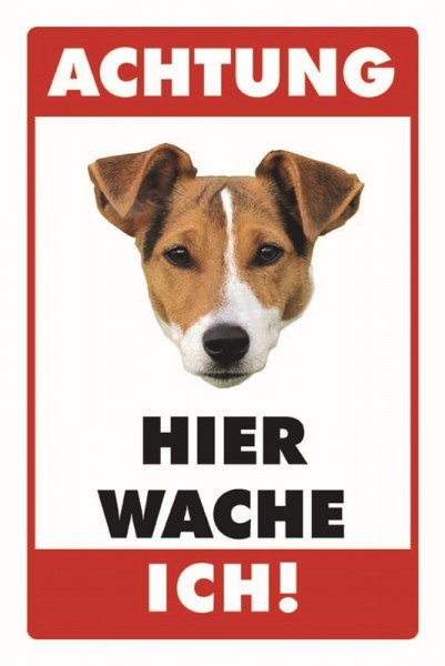 Jack Russell Achtung Hier wache ich!