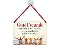 Kulthänger Blechschild Gute Freunde KH146 Kulthänger Blechschild Gute Freunde KH146