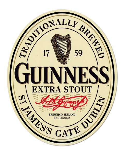 3D-Blechschild - Guinness Label - GShape03