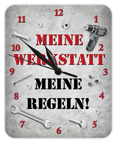 Kult-Uhr - Meine Werkstatt meine Regeln ! - KU20