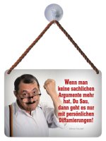 Kult-Hänger Blechschild - Du Sau KH249 Kult-Hänger Blechschild - Du Sau KH249