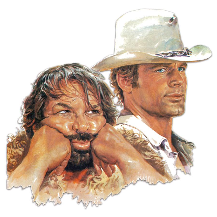 BFB 3D Blechschild Bud Spencer & Terence Hill - Vier Fäuste für Rio