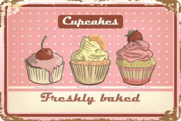 Cupcakes Freshly baked