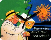 Durst wird durch Bier erst schön