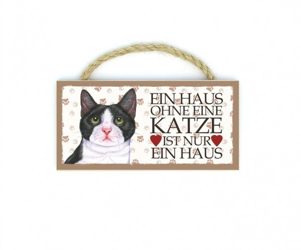 Schwarz-Weisse Katze