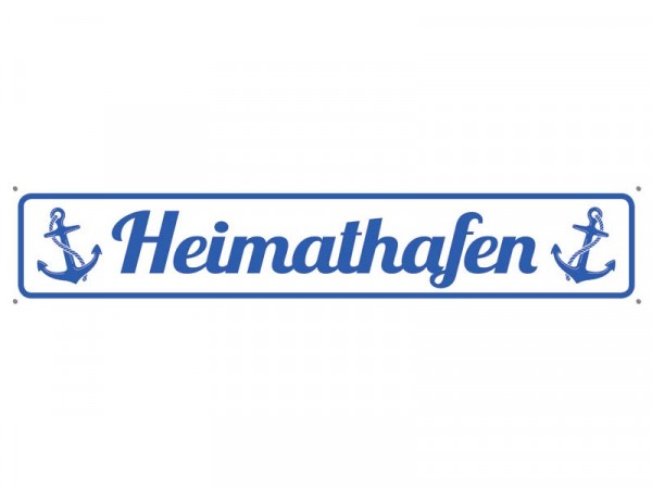 Straßenschild Heimathafen