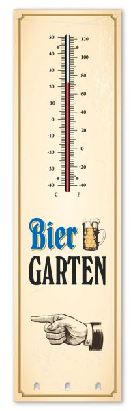 Kult-Thermometer - Biergarten - T025