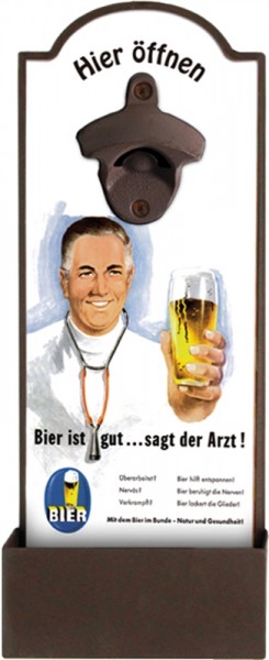 Bier ist gut sagt der Arzt