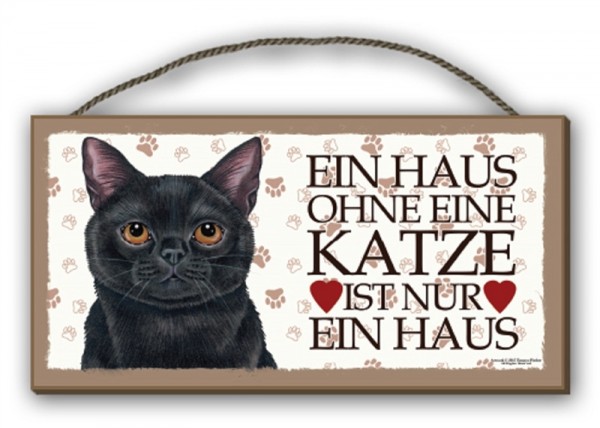 Schwarze Katze