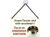 Kulthänger Blechschild Hundenasenkunstwerk KH002 Kulthänger Blechschild Hundenasenkunstwerk KH002