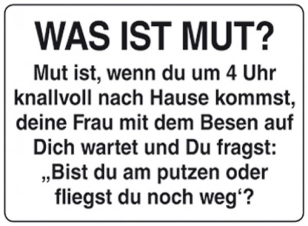 Was ist Mut