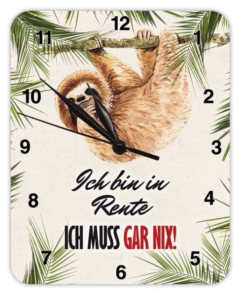 Kult-Uhr - Ich bin in Rente - KU24