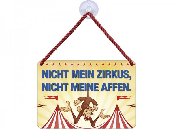 Kulthänger Blechschild Mein Zirkus KH116