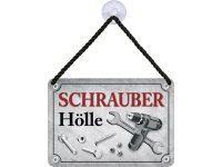 Kulthänger Blechschild Schrauber Hölle KH037 Kulthänger Blechschild Schrauber Hölle KH037