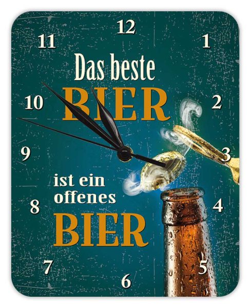 Kult-Uhr - Beste Bier offenes Bier - KU25
