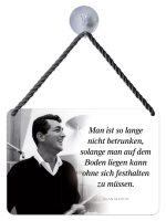 Kulthänger Blechschild Man ist so lange nicht betrunken KH166 Kulthänger Blechschild Man ist so lange nicht betrunken KH166