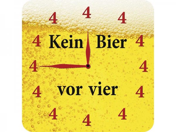Untersetzer Kein Bier vor vier Kultdeckel D01