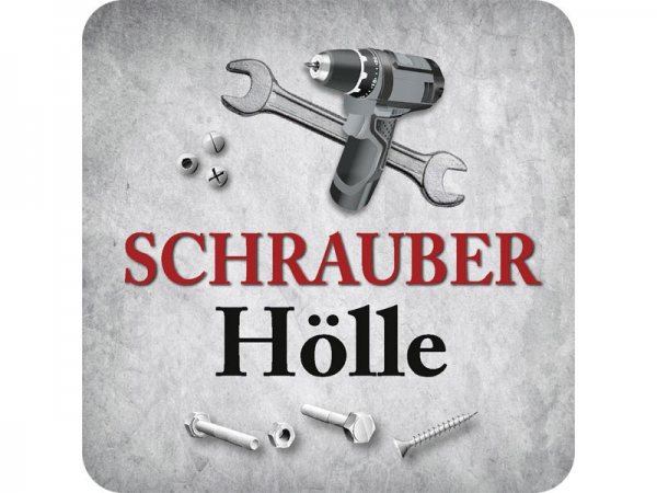 Untersetzer Schrauber Hölle Kultdeckel D10