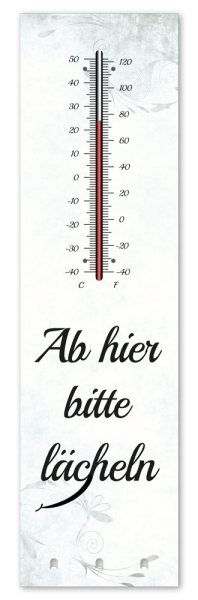 Kult-Thermometer - Bitte lächeln - T004