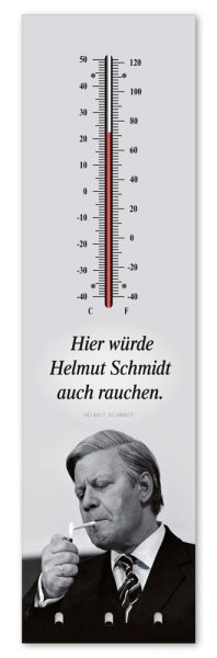 Kult-Thermometer - Helmut Schmidt rauchen - T020