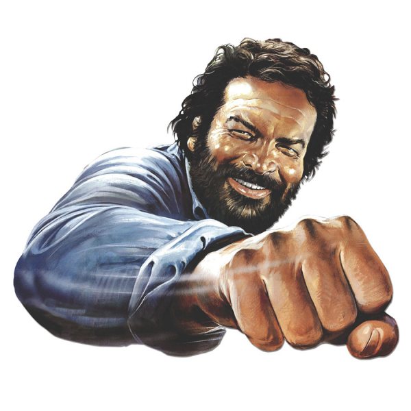 3D-Blechschild - Bud Spencer Faust BUDC02