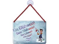 Kulthänger Blechschild Glühwein KH155 Kulthänger Blechschild Glühwein KH155